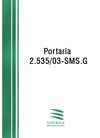 Naturale - Portaria 2.535/03-SMS.G