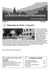 Bulletin municipal d'informations - Avril 2009