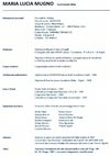Curriculum Vitae di Maria Lucia Mugno