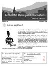 Bulletin municipal d'informations - Décembre 2009