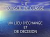 L e conseil de classe