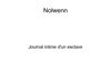 Journal d'un esclave