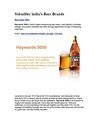 sabmiller india's beer brands