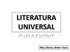 Literatura Universal