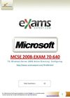 70-640 Exam PDF | Free 70-640 Exam PDF |70-640