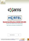 920-805 Exam PDF | Free 920-805 Exam PDF |920-805