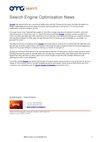 Search Engine Optimisation News