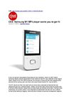 CES: Samsung W1 MP3 player wants you to get fit