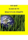 Eco Quiz - Analyse - 5°E