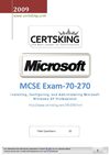 70-270 | Free 70-270 Exam Questions | 70-270