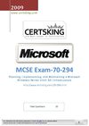 70-294 | Free 70-294 Exam Questions | 70-294
