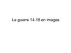 la guerre 14-18 en images