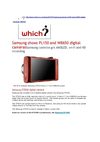 Samsung ST5500 digital camera