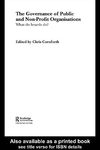 0415258189 The Governance of Public and Non-Proﬁt Organisations