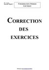 Consommation d'énergie électrique (Correction des exercices - Version 2009)