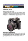 Samsung NX10 next generation digital camera(PMA report)