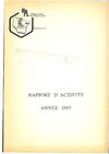 Rapport d'activités - EPF Lorraine 1985