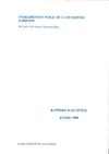 Rapport d'Activités - EPF Lorraine 1998