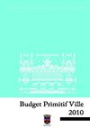Budget Primitif 2010