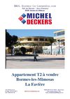 230.000€ - Appartement T2 a vendre à Bormes-les-Mimosas