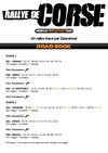 Road Book Rallye de Corse pour Rallyman
