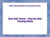 Best Self Tanner - How the Skin Tanning Works