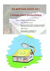 ce qu'il faut savoir sur l'énergie photovoltaique