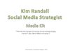 Kim Randall - Social Media Strategist - Media Kit