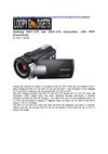 HMX-S15 and HMX-S16 Camcorders with WiFi Connectivity
