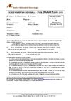 Fiche d'inscription au stage diamant de l'ING 2010