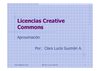 Licencias Creative Commons por la Abogada Clara Lucía Guzmán