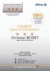 Charte Qualité Christian REYDET Assurances