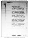 "Memorandum for the Prime Minister" dated April 10th, 1900, from Justice Minister Davd Mills to Prime Minister Sir...