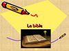 Cours sur la bible