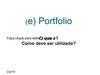 (e)Portfolio