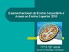 Exames nacionais do ensino secundário e acesso ao ensino superior