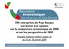Baromètre économique du Pays Basque Février 2009