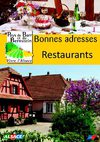 Restaurants 2010 - Pays de Barr et du Bernstein - Alsace