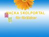 SkolportalN för föräldrar i Nacka 