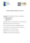 Programme prévisionnel 2010-11