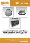 VENTILATION GRILLS ORDER SYSTEM®