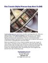8mm Transfer to DVD or Other Digital Media