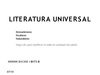 LITERATURA UNIVERSAL