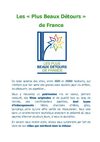 Excursions journées groupes Plus Beaux Détours de France Centre Est 2010