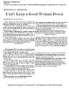 Can't Keep a Good Woman Down March 15, 1976