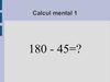 Calcul Mental 1 5e