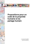 Propositions pour un code de la propriété humaine et du partage humain