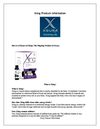 Xiing Product Information