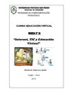 Módulo 1: Internet, Educación Virtual, Instalación Moodle