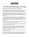 The History of Scalar Energy on One Page